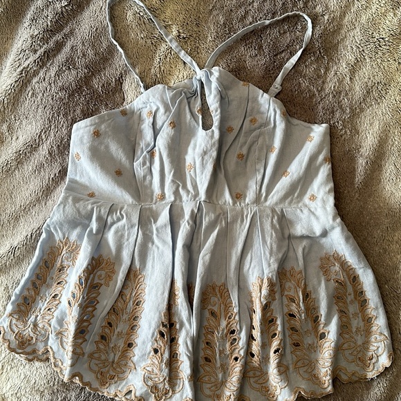 Anthropologie halter eyelet top - Picture 8 of 8